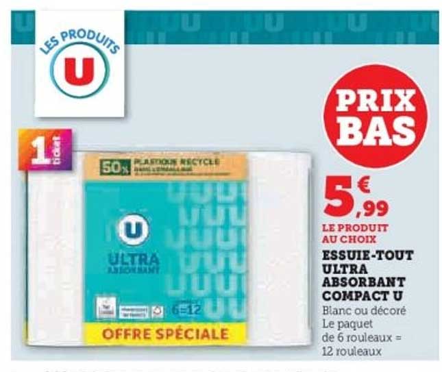 ESSUIE-TOUT ULTRA ABSORBANT COMPACT U