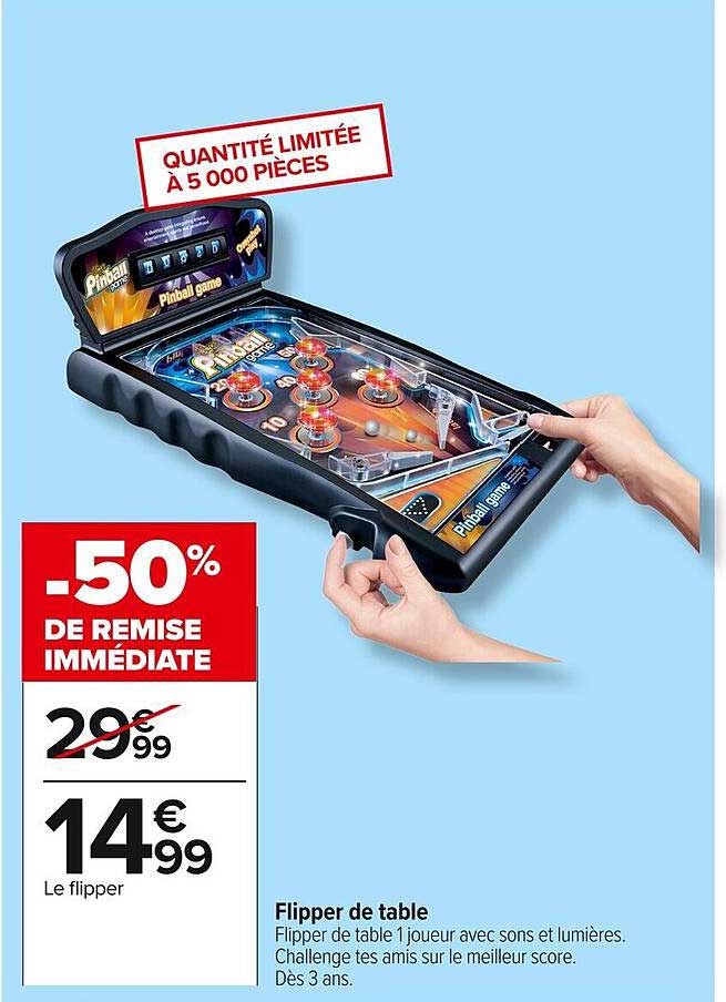 Flipper de table