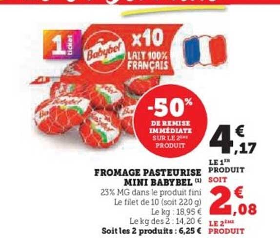 FROMAGE PASTEURISE MINI BABYBEL