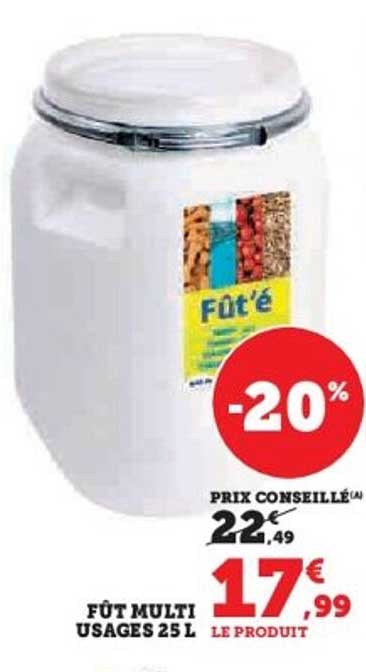 FÛT MULTI USAGES 25 L