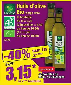 Huile d'olive Bio vierge extra