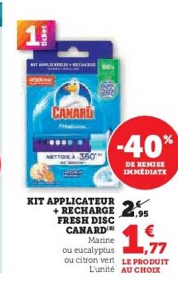 KIT APPLICATEUR + RECHARGE FRESH DISC CANARD®