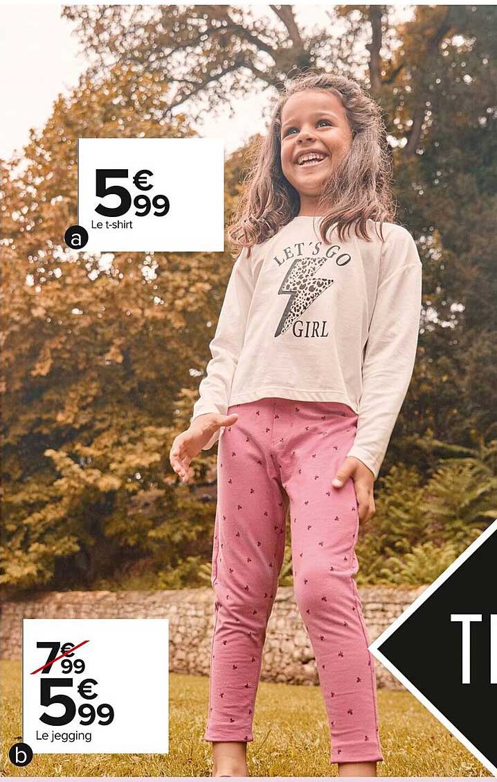 Le t-shirt et Le jegging