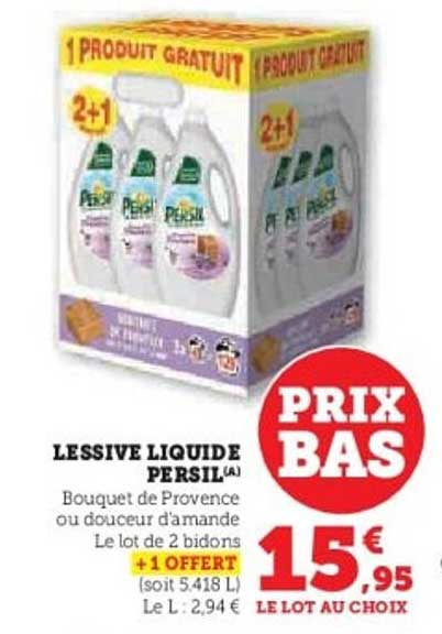 LESSIVE LIQUIDE PERSIL