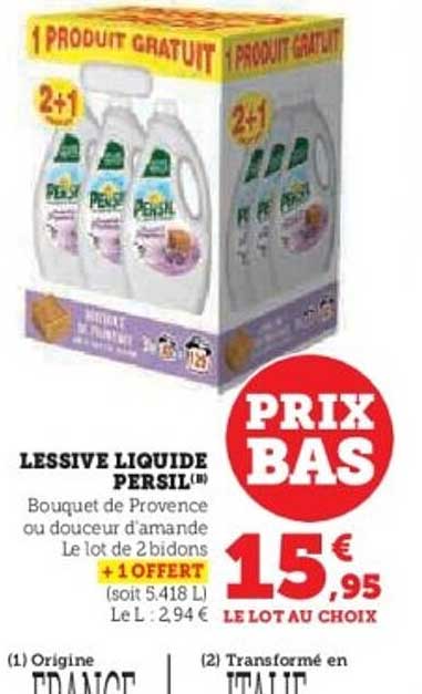 LESSIVE LIQUIDE PERSIL