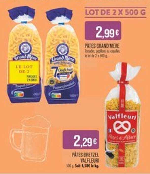 LOT DE 2 X 500 G