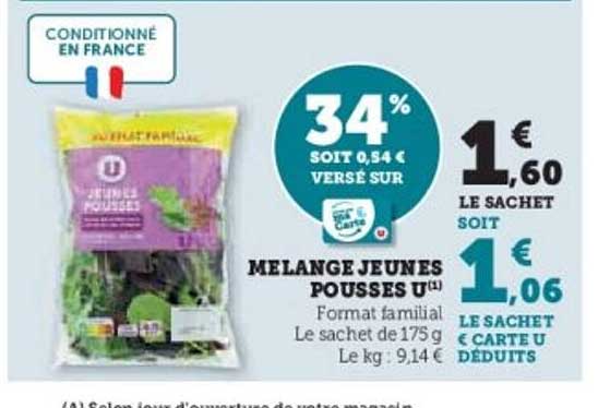 MELANGE JEUNES POUSSES U