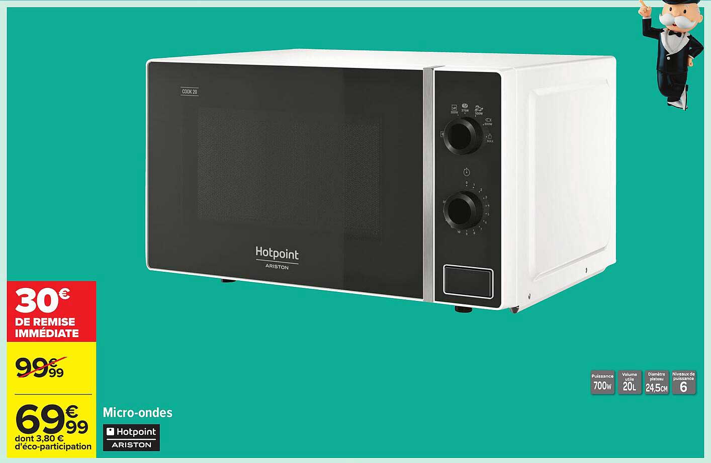 Micro-ondes Hotpoint Ariston