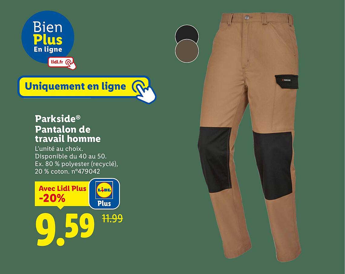 Parkside® Pantalon de travail homme