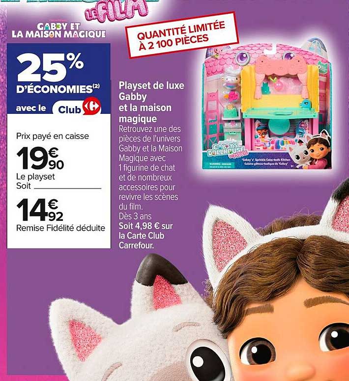Playset de luxe Gabby et la maison magique