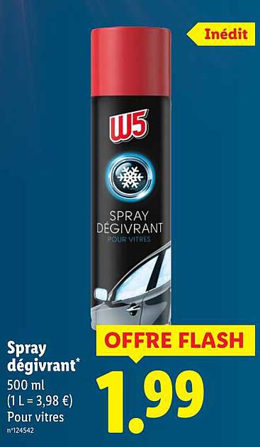 Spray dégivrant