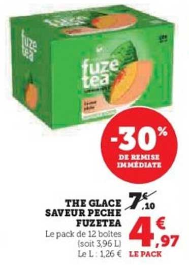 THE GLACE SAVEUR PECHE FUZE TEA