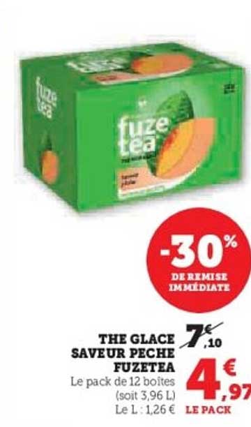 THE GLACE SAVEUR PECHE FUZE TEA