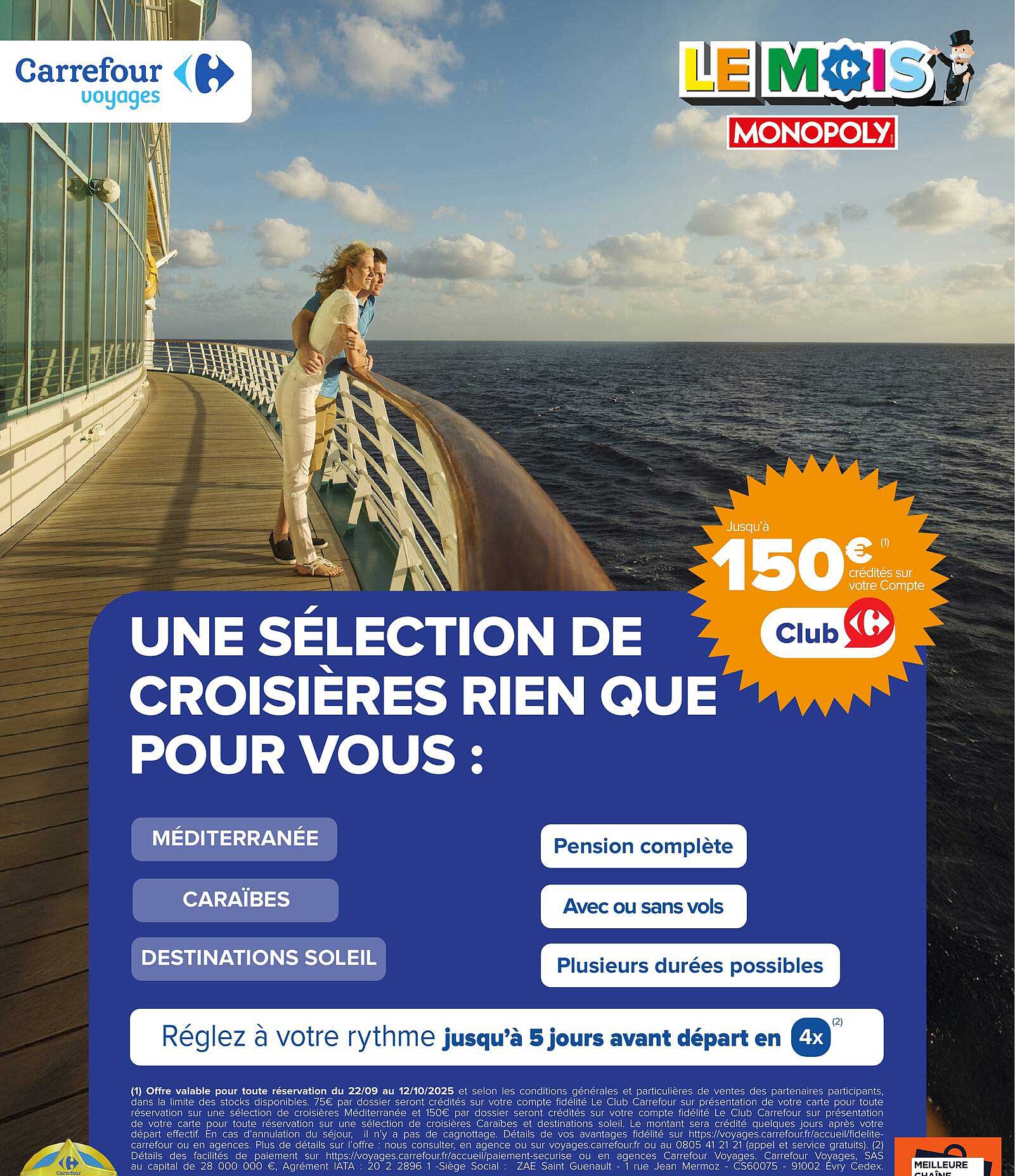 UNE SÉLECTION DE CROISIÈRES RIEN QUE POUR VOUS