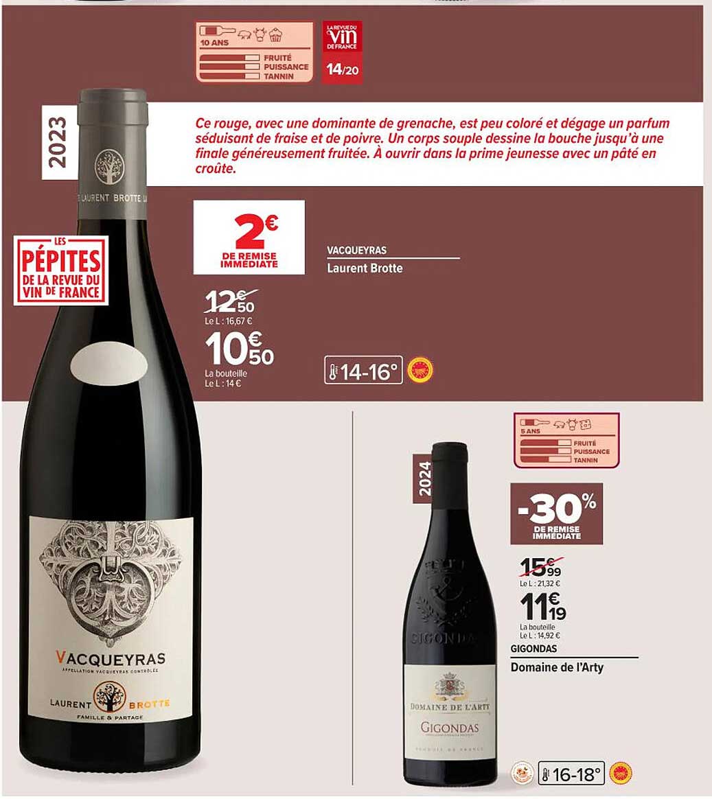 VACQUEYRAS Laurent Brotte