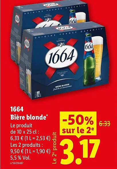 1664 Bière blonde*