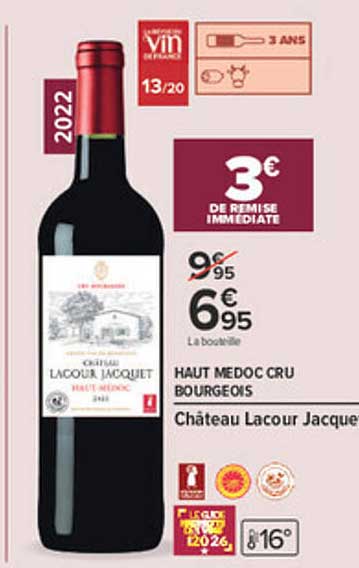 3€ DE REMISE IMMEDIATE