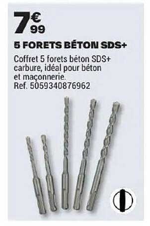 5 FORETS BÉTON SDS+