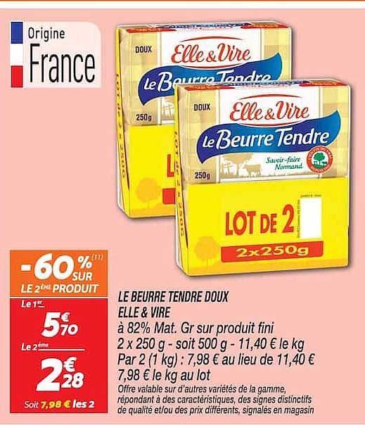 -60% sur le 2ème produit