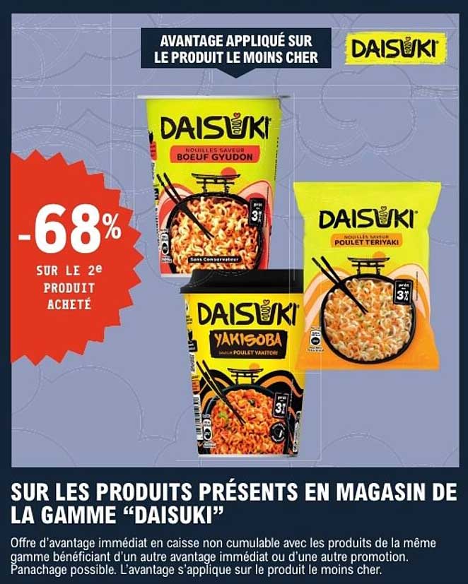 -68% SUR LE 2e PRODUIT ACHETÉ