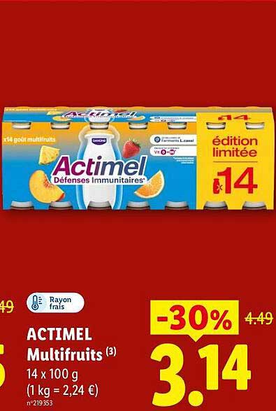 Actimel Multifruts