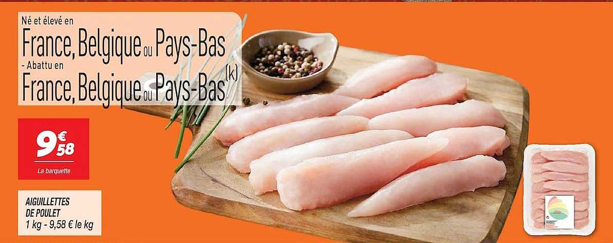 AIGUILLETTES DE POULET