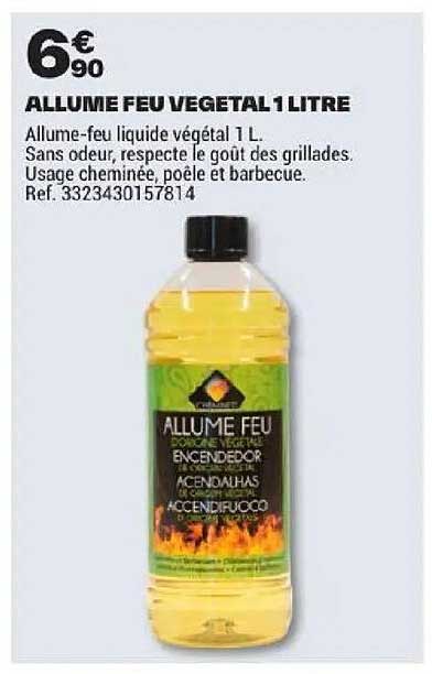 ALLUME FEU VEGETAL 1LITRE