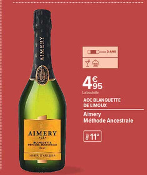 AOC BLANQUETTE DE LIMOUX Aimery Méthode Ancestrale