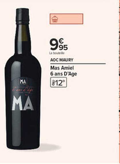 AOC MAURY Mas Amiel 6 ans D'Age