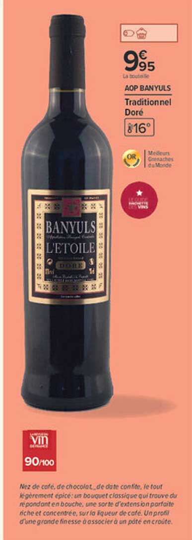 AOP BANYULS Traditionnel Doré