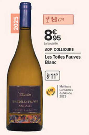 AOP COLLIOURE Les Toiles Fauves Blanc