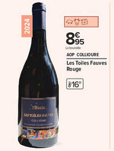 AOP COLLIOURE Les Toiles Fauves Rouge