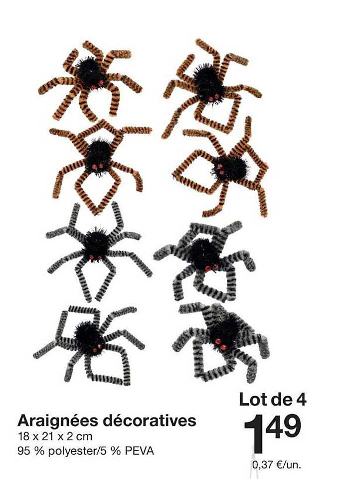 Araignées décoratives