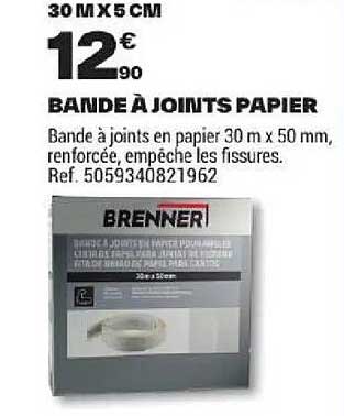 BANDE A JOINTS PAPIER