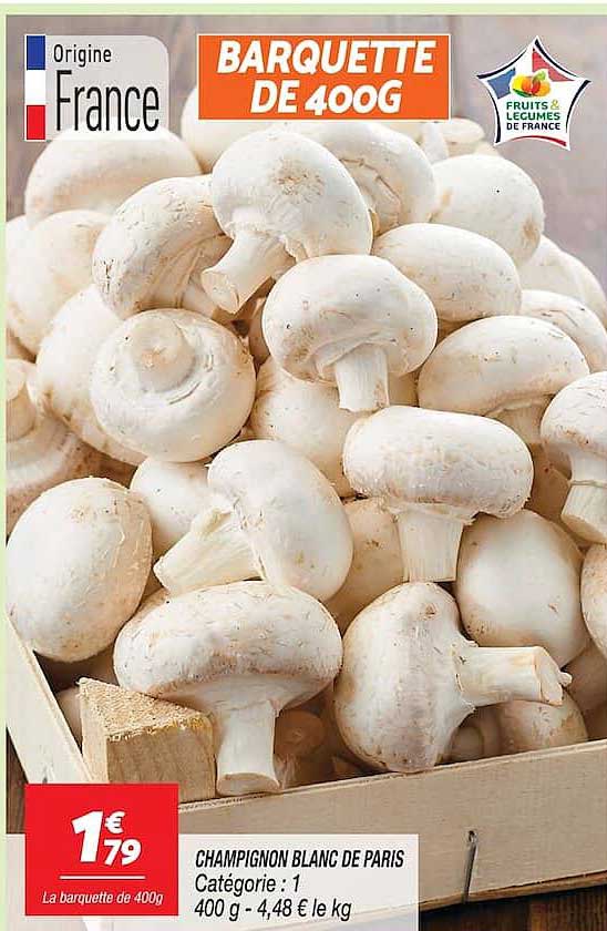 CHAMPIGNON BLANC DE PARIS