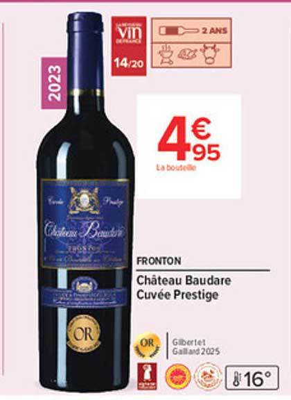 Château Baudare Cuvée Prestige
