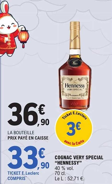 COGNAC VERY SPECIAL "HENNESSY"