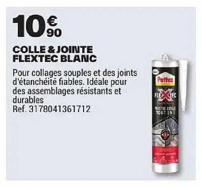 COLLE & JOINTE FLEXTEC BLANC