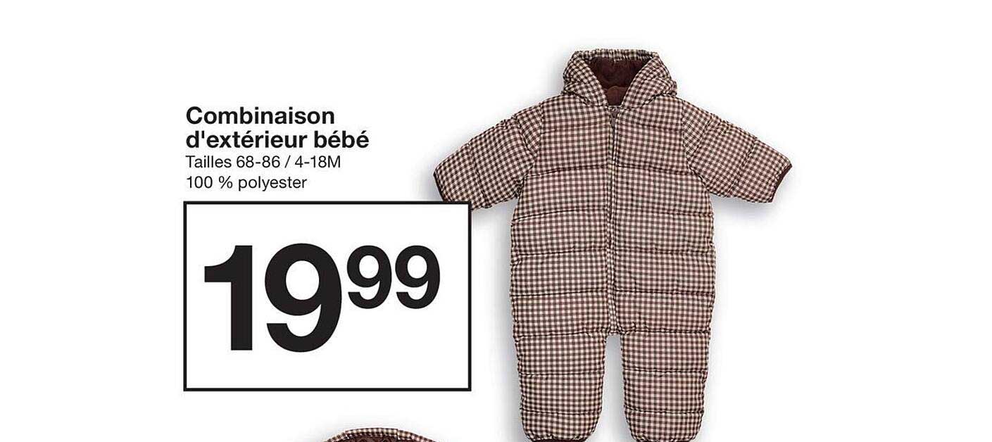 Combinaison d'extérieur bébé
