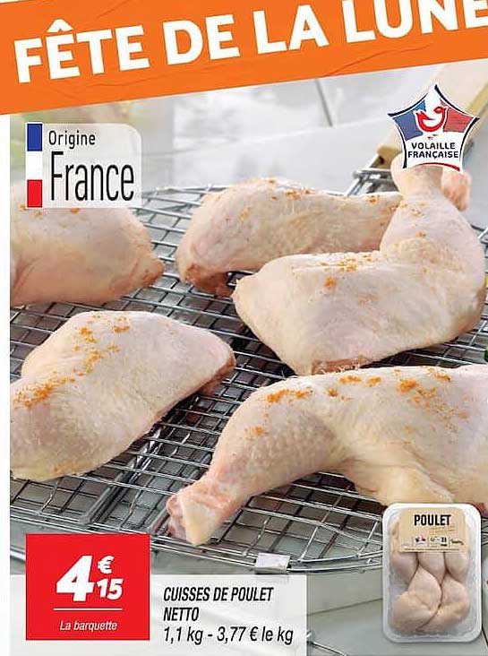 CUISSES DE POULET NETTO