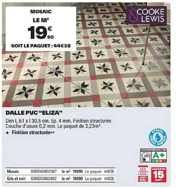 DALLE PVC "ELIZA"