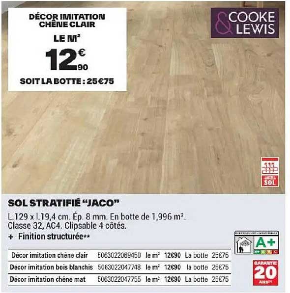 DÉCOR IMITATION CHÊNE CLAIR