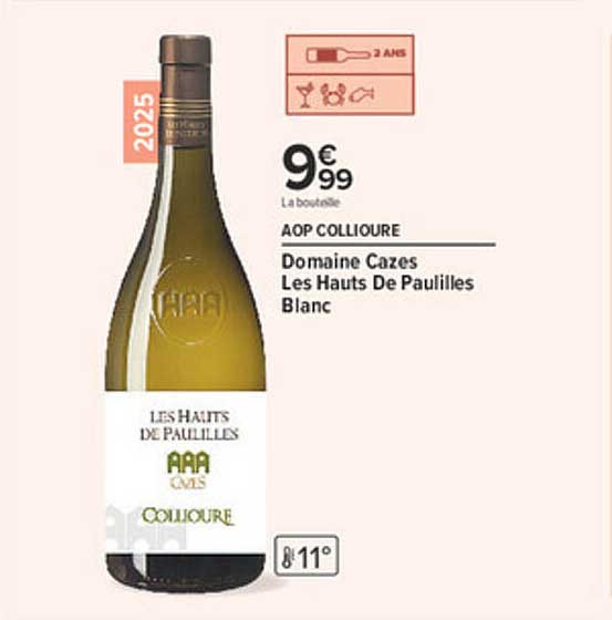 Domaine Cazes Les Hauts De Paulilles Blanc