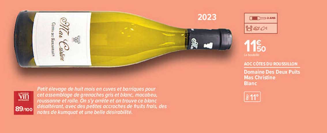 Domaine Des Deux Puits Mas Christine Blanc