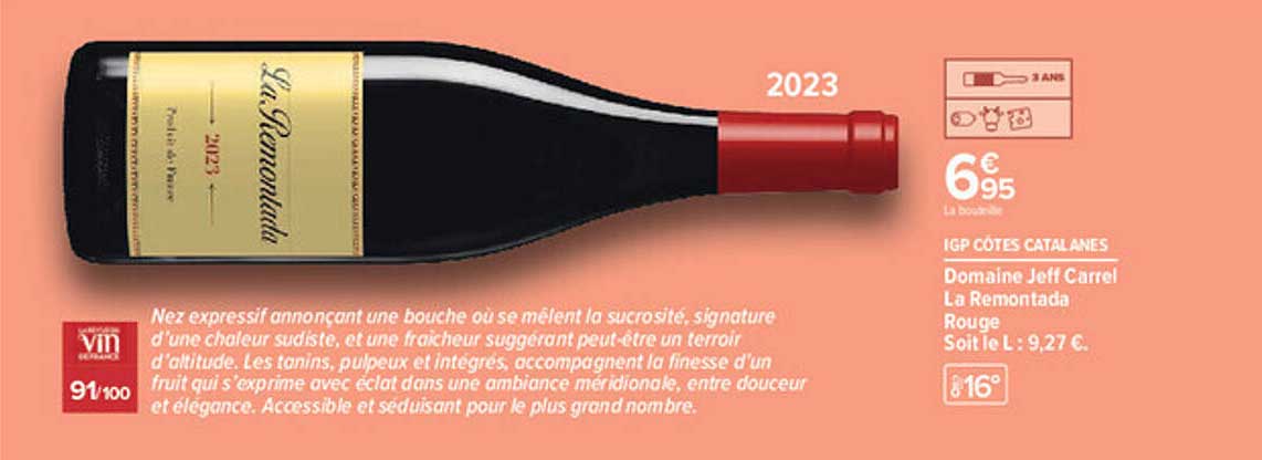 Domaine Jeff Carrel La Remontada Rouge