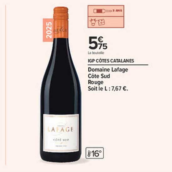 Domaine Lafage Côte Sud Rouge