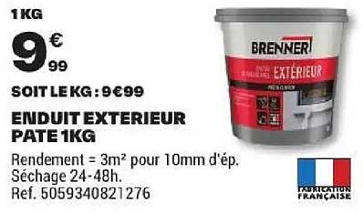 ENDUIT EXTERIEUR PATE 1KG