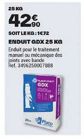 ENDUIT GDX 25 KG