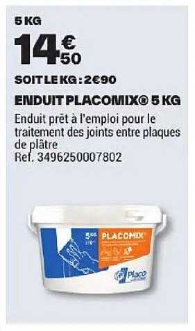 ENDUIT PLACOMIX® 5 KG