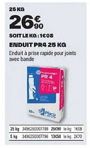 ENDUIT PR4 25 KG